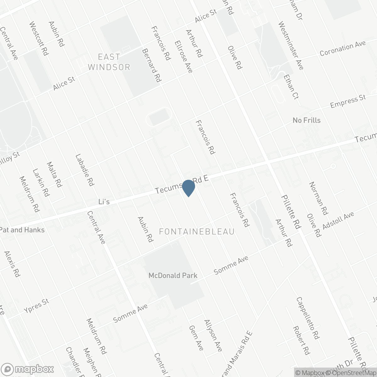 4165 TECUMSEH ROAD East, Windsor, Ontario N8W 1J9